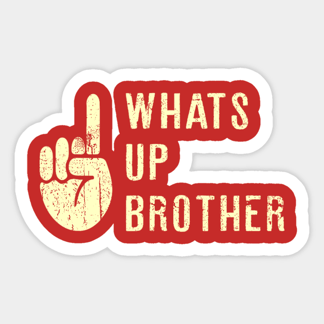 whats up brother Funny Sketch streamer Sticker by Art.Ewing